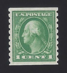 US #412 1912 Green Perf 8.5 Vert Wmk 190 MNH VF SCV $55