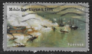 US #4911 (49c) Civil War Sesquicentennial - Battle of Mobile Bay