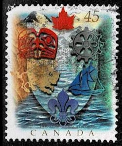 Canada 1996,Sc#1614 used,  Canadian heraldry tradition