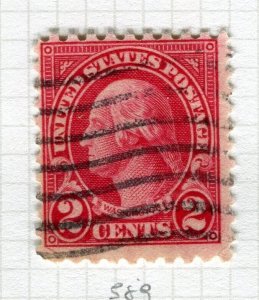 USA; 1923 early Rotary Press Print fine used Portrait issue 2c. value Perf 10