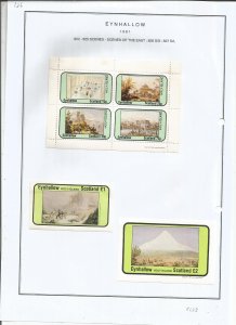 EYNHALLOW -1981 - Scenes of the East - Sheets - Mint Light Hinged -Private Issue