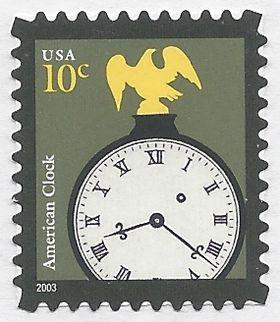 #3757 10c American Clock 2003 Mint NH