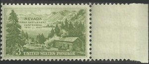 # 999 MINT NEVER HINGED NEVADA CENTENNIAL