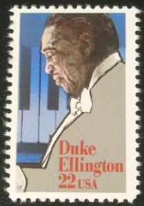 1986 22c Duke Ellington Scott 2211 Mint NH