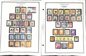 United States Stamp Collection on 29 Scott Pages, 1970-1976 Mint NH