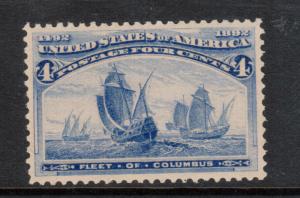 USA #233 Extra Fine Never Hinged Gem