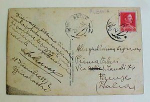 ALBANIA GJIN--- TO ITALY 1923