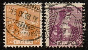 Switzerland 130-131 Used