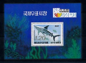 [47084] Korea 1993 Marine life mako shark Souvenir Sheet MNH