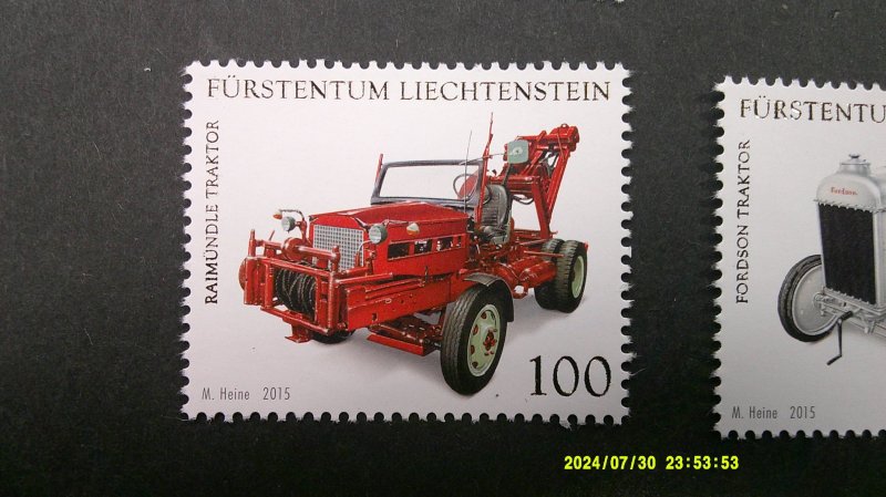 Liechtenstein 2015 Scott# 1655-1658 Complete MNH XF set of 4