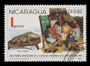 NICARAGUA  STAMP 1981.  MICHEL # 2180. CTO