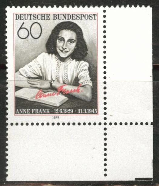Germany Scott 1293 Anne Frank 1979 MNH** stamp