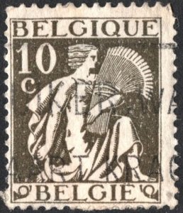 Belgium SC#247 10c Gleaner (1932) Used