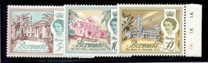 BERMUDA #189-91 Mint Never Hinged, Scott $19.60