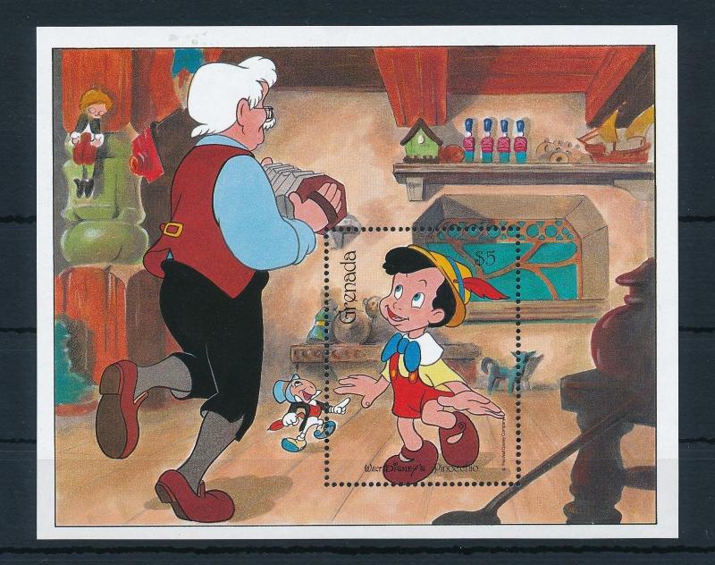 [22522] Grenada 1987 Disney Movie Pinocchio MNH