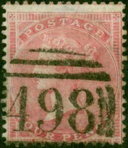 GB 1857 4d Rose-Carmine SG66 Fine Used (3)