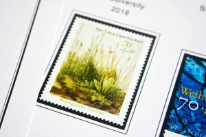 COLOR PRINTED GERMANY 2011-2020 STAMP ALBUM PAGES (89 illustrated pages)