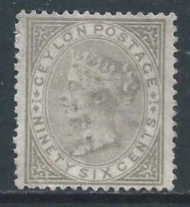 Ceylon #73 Used 96c Queen Victoria