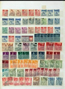 Switzerland Early/Mid Used Accumulation Mixture (Apprx 150+ Items) (Tro 198