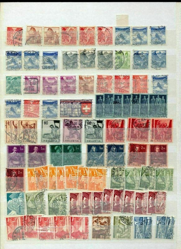 Switzerland Early/Mid Used Accumulation Mixture (Apprx 150+ Items) (Tro 198