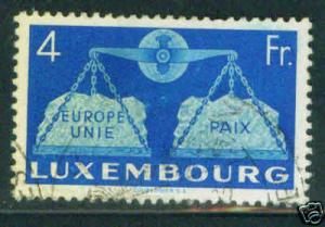 Luxembourg Scott 277 used 1851 4 Franc stamp CV$32