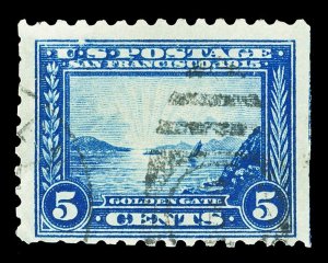 Scott 403 5c Panama-Pacific Perf 10 Issue Used Fine+ Cat $17.50