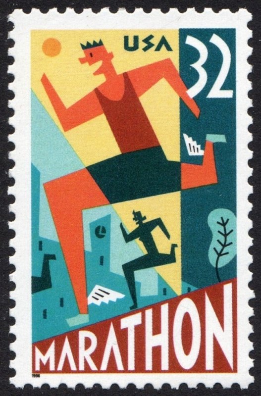 SC#3067 32¢ Marathon Single (1996) MNH