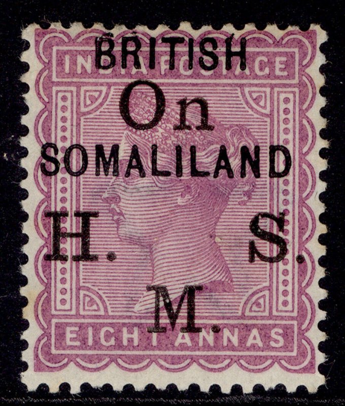 SOMALILAND PROTECTORATE QV SG O4, 8a dull mauve, M MINT. Cat £14.