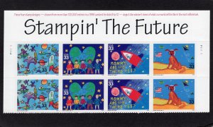 3414-3417 Stampin the Future, MNH Top PB/8