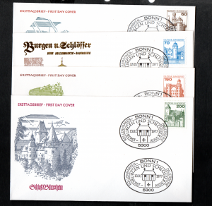 W.GERMANY 1977  DEFS.ON FDCs