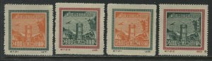 China 1949 issue 2 sets of 2 mint no gum