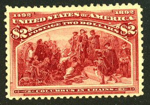 U.S. #242 MINT OG LH