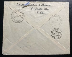 1931 Buenos Aires Argentina Registered Airmail Cover To Berlin Germany Sc#C17