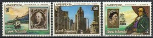 Cook Islands Stamp 910-912  - Ameripex 86