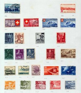 SWITZERLAND Early Helvetia to Mid M&U Collection(Appx 150 Items)ZY132