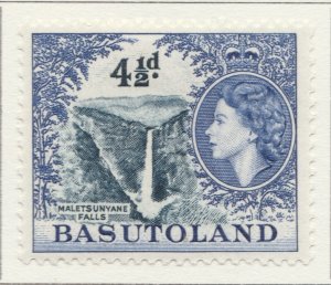 1954 BASUTOLAND 4 1/2d MH* Stamp A4P14F39734-