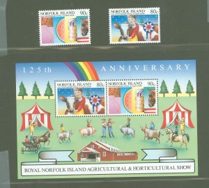 Norfolk Island #371-372A  Single (Complete Set)