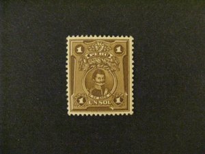 Peru #249 mint hinged light pencil mark on gum a21.3 2351