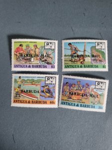 Stamps Barbuda Scott #982-5 never hinged