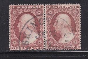 25 Pair VF neat cancel with deep color  PF certificate ! see pic !