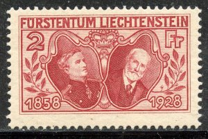 Liechtenstein #88, Mint Hinge. CV $ 87.5