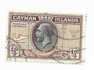 Cayman Islands #85 Used - Stamp - CAT VALUE $1.25