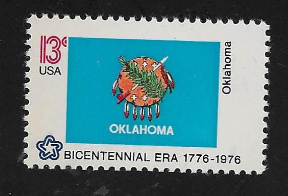 SC# 1678 - (13c) - State Flags: Oklahoma -  MNH single