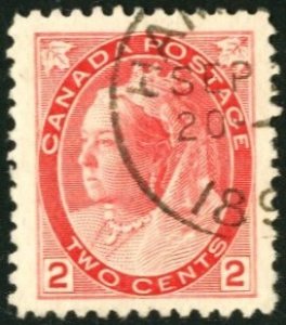 CANADA #77, USED, 1899, CAN206