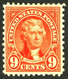 U.S. #691 MINT OG HR