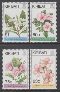 Kiribati 652-655 Flowers MNH VF