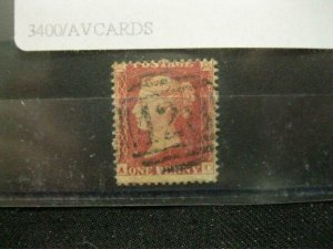 1856 1d ROSE RED PL 60 (C10) FINE USED