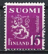 Finland; 1950: Sc. # 295: Used Single Stamp