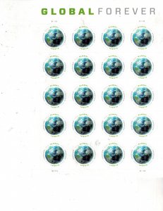 Earth Global Forever US Postage Sheet #47.40 VF MNH