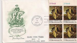 Us Fdc Scott #1704 General Washington